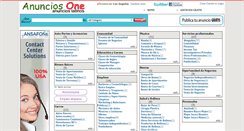 Desktop Screenshot of anunciosone.com